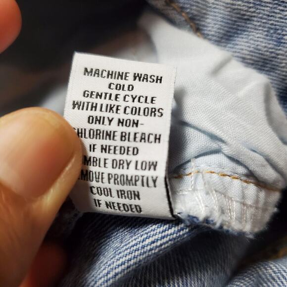 RSQ Women Light Wash Blue Denim Jeans High Rise Straight Leg Size 27 - Picture 9 of 10